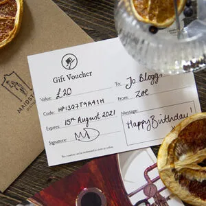Gift Voucher: Monetary Value